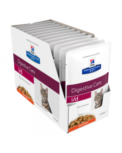Hills Prescription Diet Cat i/d Digestive Care Chicken 12x84g Pouch