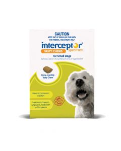 Interceptor Spectrum Dog Small 4-11kg Green