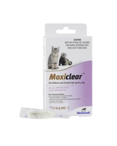 Moxiclear For Kittens and Small Cats up to 4kg