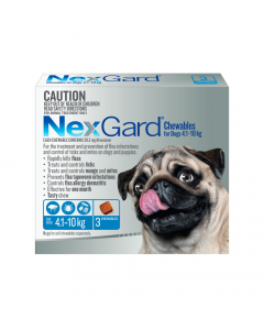 NexGard Chewables Dog Small 4.1-10kg Blue