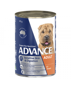 Advance Adult Dog Sensitive  Skin & Digestion All Breed Chicken & Rice