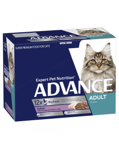 Advance Adult Cat Chicken & Turkey in Jelly 12 x 85g