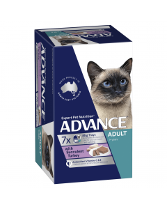 Advance Adult Cat with Succulent Turkey 7 x 85g