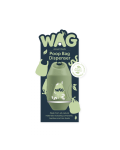 WAG Bamboo Poop Bag Dispenser