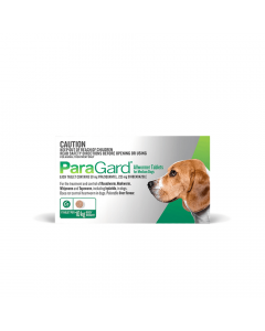 Paragard Allwormer Dog Medium Up to 10kg Green 4 Pack