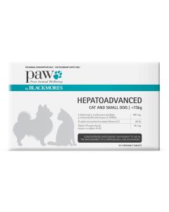 PAW Hepatoadvanced Cat And Small Dog 30 Tablets