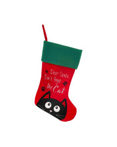 Prestige Christmas Cat Stocking 45cm
