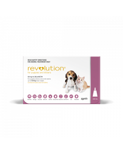 Revolution for puppies and kittens up to 2.5kg pink