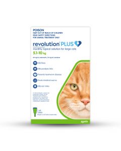 Revolution Plus Large Cats 5.1-10kg Green