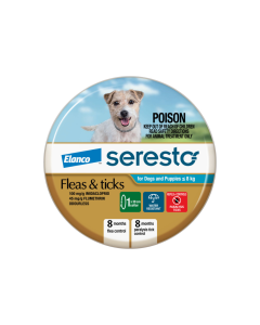 Seresto Flea and Tick Collar Dogs and Puppies Under 8kg Blue