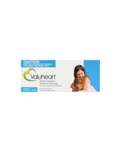 Valuheart Heartworm Tablets Small Dogs up to 10kg Blue