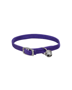 Varco Stretch Nylon Cat Collar Purple 30cm