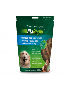 Vetalogica Vitarapid Dog Skin & Coat Daily Treats 210g