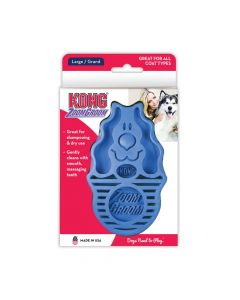 KONG ZoomGroom Boysenberry Dog Brush