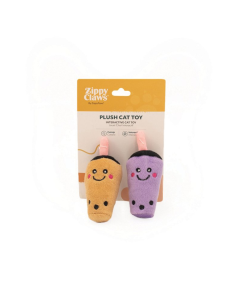 ZippyClaws NomNomz Milk Tea & Taro Cat Toy