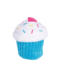 ZippyPaws Cupcake Blue Dog Toy