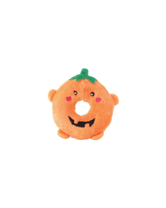 ZippyPaws Halloween Donutz Buddies Pumpkin Dog Toy