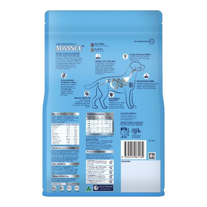 Advance puppy rehydratable deals