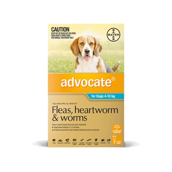 Advocate for Medium Dogs 4 to 10kg Vet Products Direct Australia