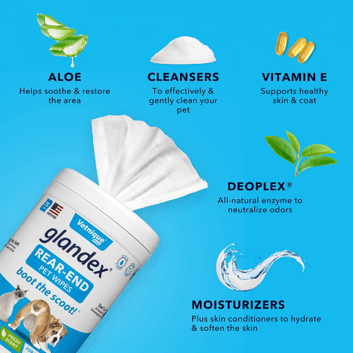 Glandex wipes discount