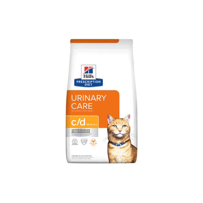 Hill s Prescription Diet Cat c d Urinary Care Multicare Chicken Dry Food VetProductsDirect