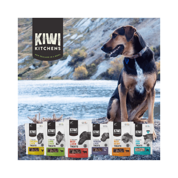Kiwi Kitchens Raw Freeze Dried Fish Skin Dog Treats VetProductsDirect