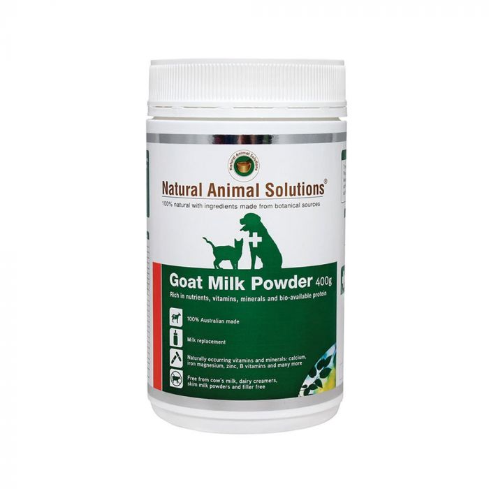 Natural Animal Solutions Goat Milk Powder 400G VetProductsDirect