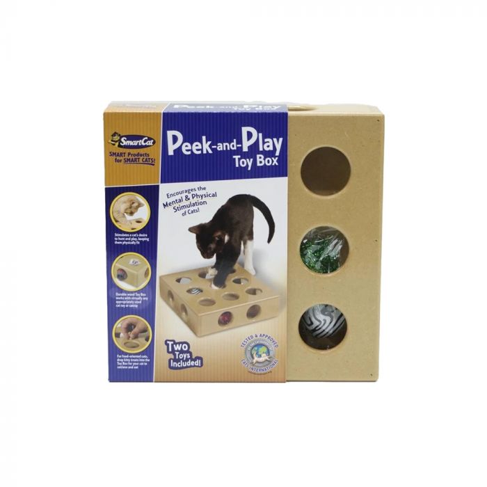 Smart Cat Peek And Play Toy Box Vet Products Direct Australia