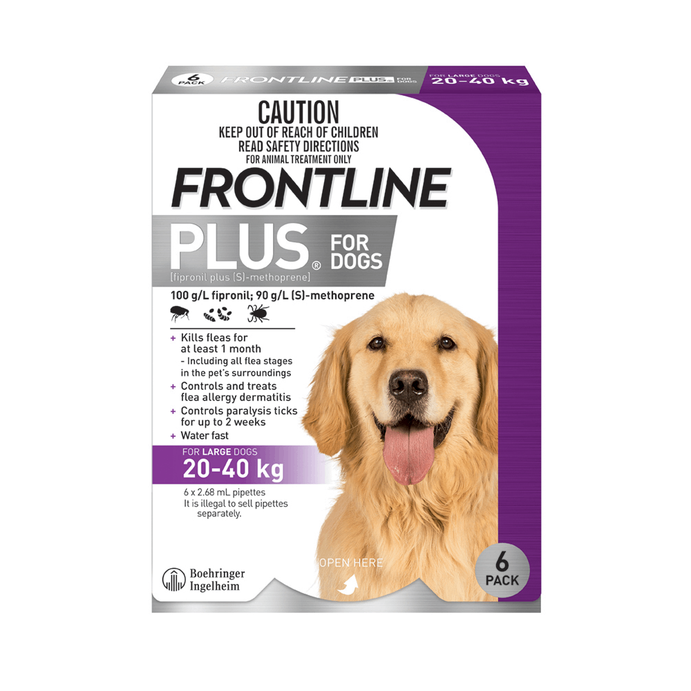 Frontline Plus Flea Ticks Large Dogs VetProductsDirect