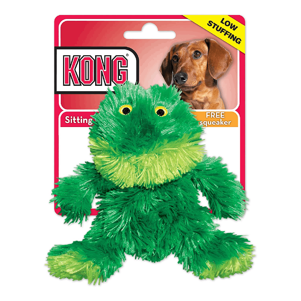 Stuffed frog dog toy online