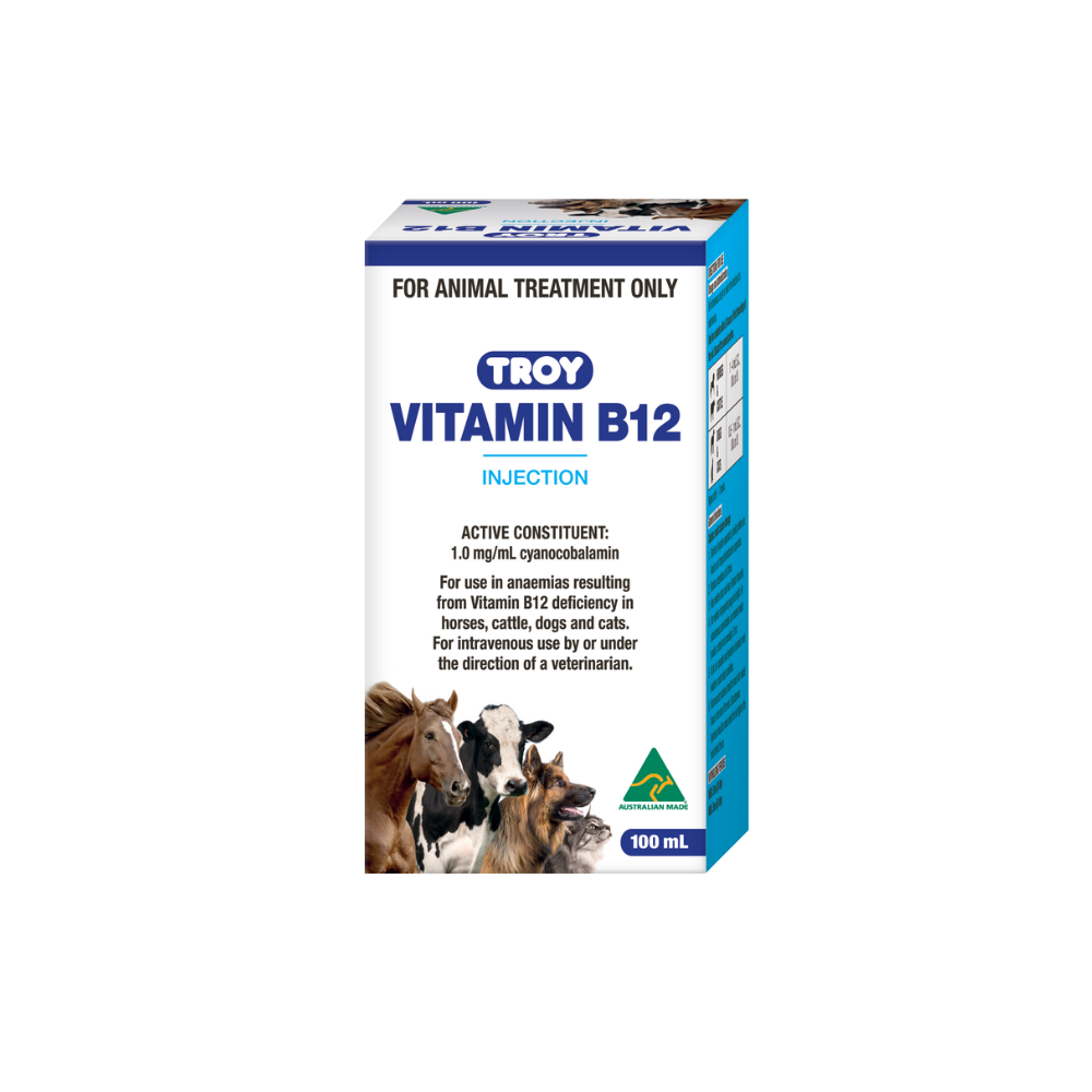 vitamin b12 injections australia Troy Vitamin B12 Injection 100ml VetProductsDirect
