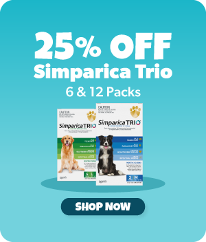 25% off Simparica Trio
