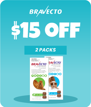 $15 off Bravecto
