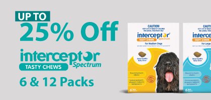 20% off 6 Packs | 25% off 12 Packs Interceptor Spectrum