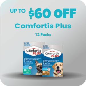 Up to $60 off Comfortis Plus