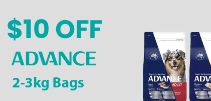 $10 off Advance Dog | Cat Small Bags (2-3kg)
