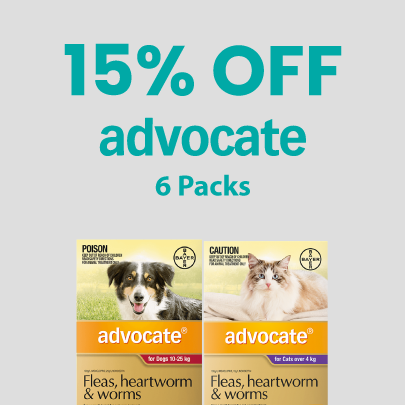 15% Off Advocate 6 Packs